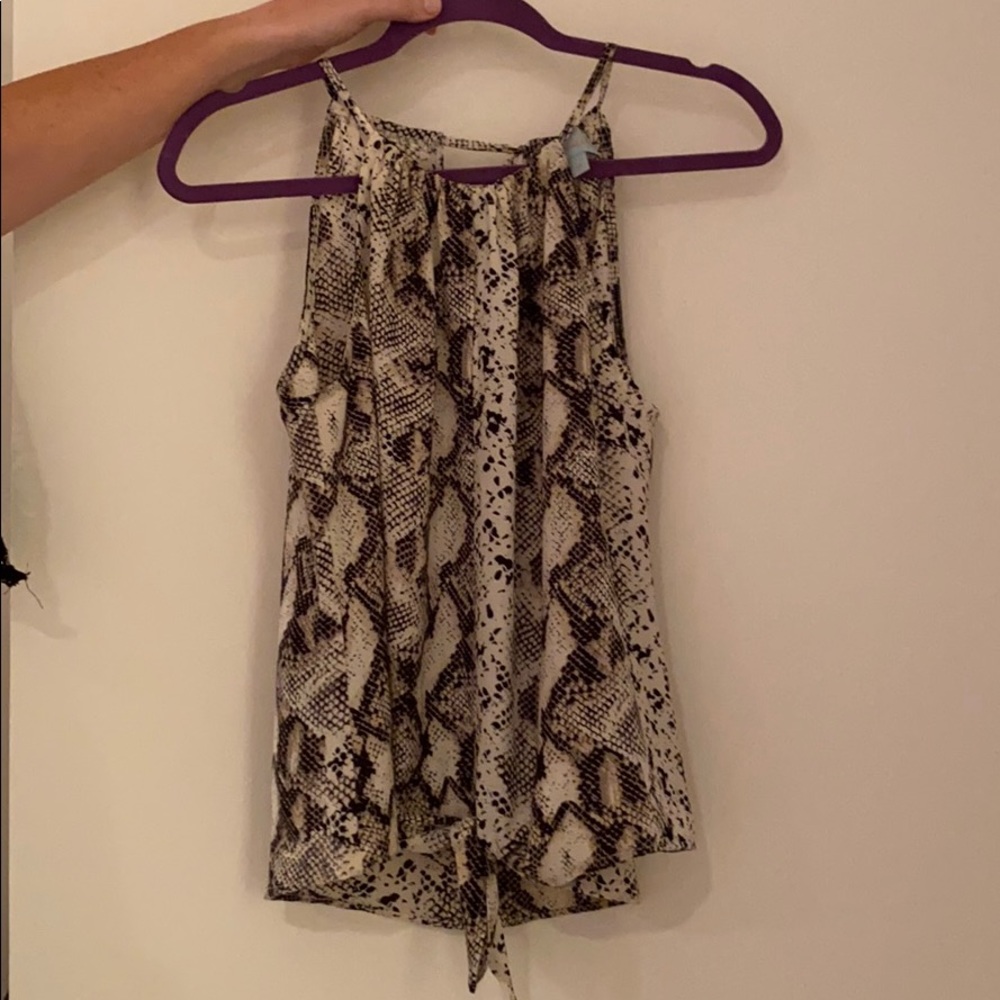 VERONICA M | Snakeskin tank top